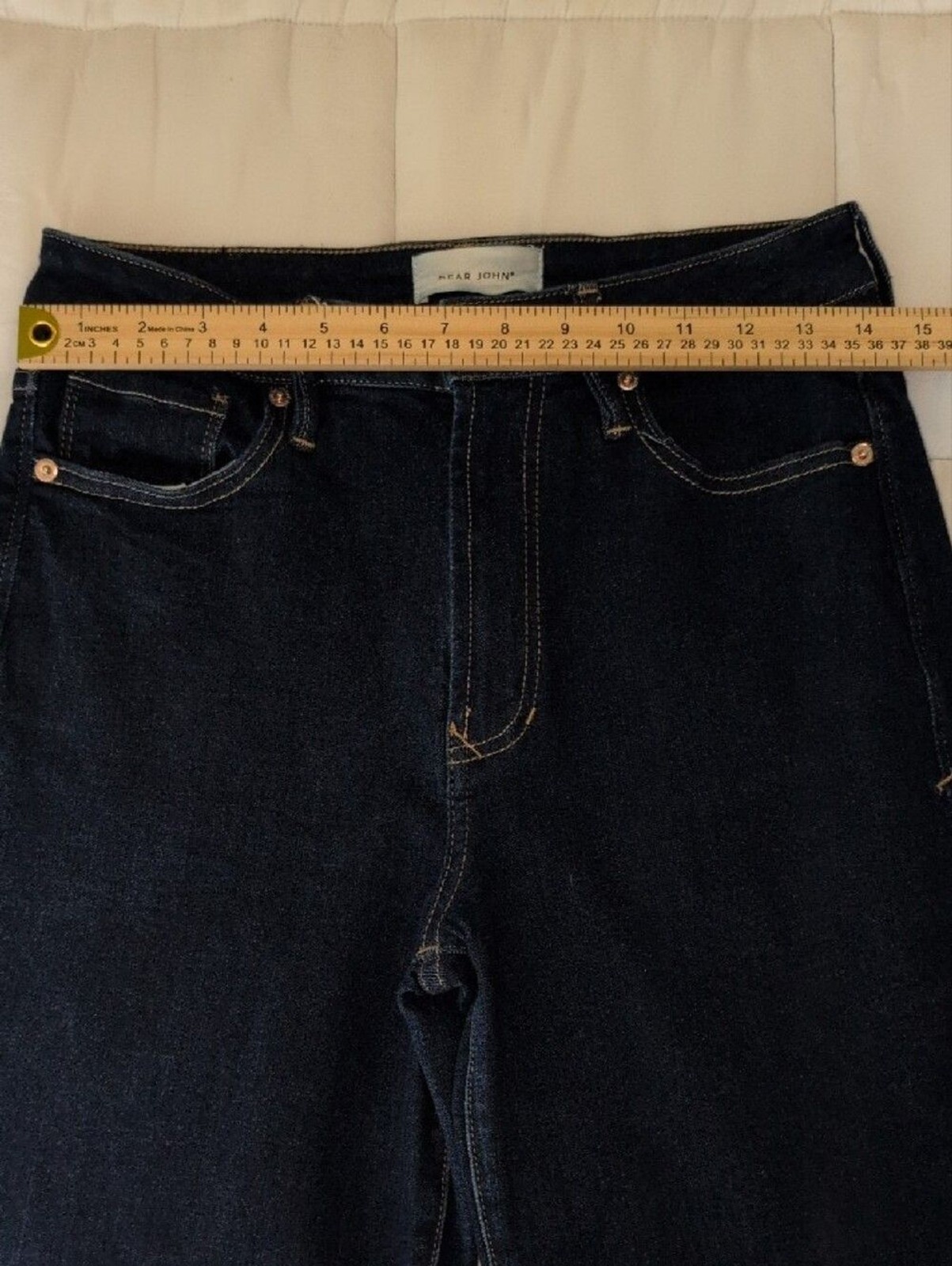Dear John Dark Blue Wide-Leg Jeans