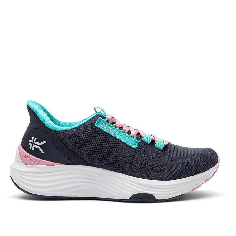 Women’s KURU ATOM 2, Night Blue/Teal, 6.5 Medium US