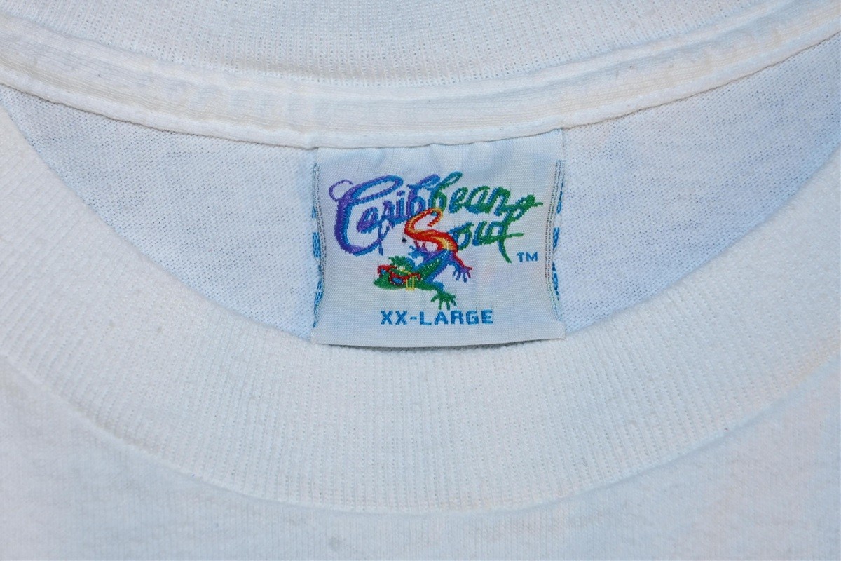 vintage 90s CARIBBEAN SOUL JIMMY BUFFETT CHILLIN IN PARADISE PARROT t-shirt 2XL