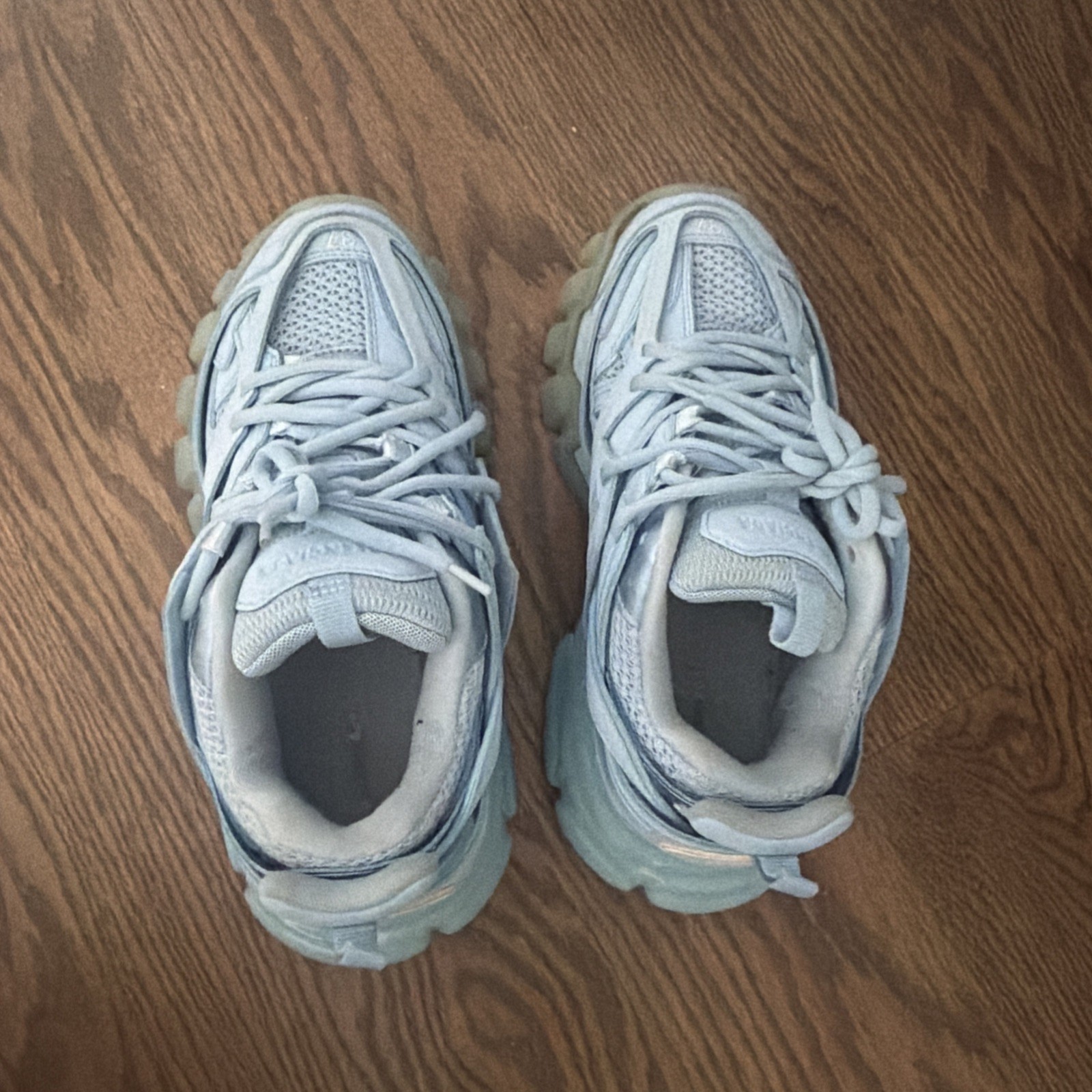 A slightly used pair of Balenciagas track shoes (Box included) Has receipt .