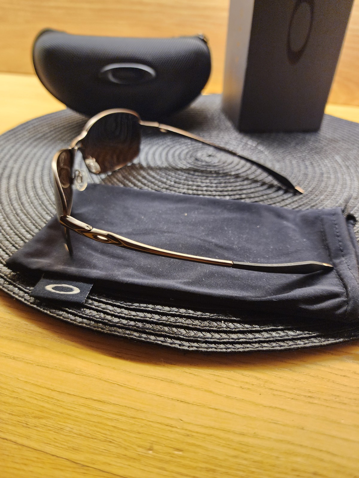 Oakley Crosshair 2.0 Alloy Metal Frame Bronze Prizm Polarized Lens Full Pack New