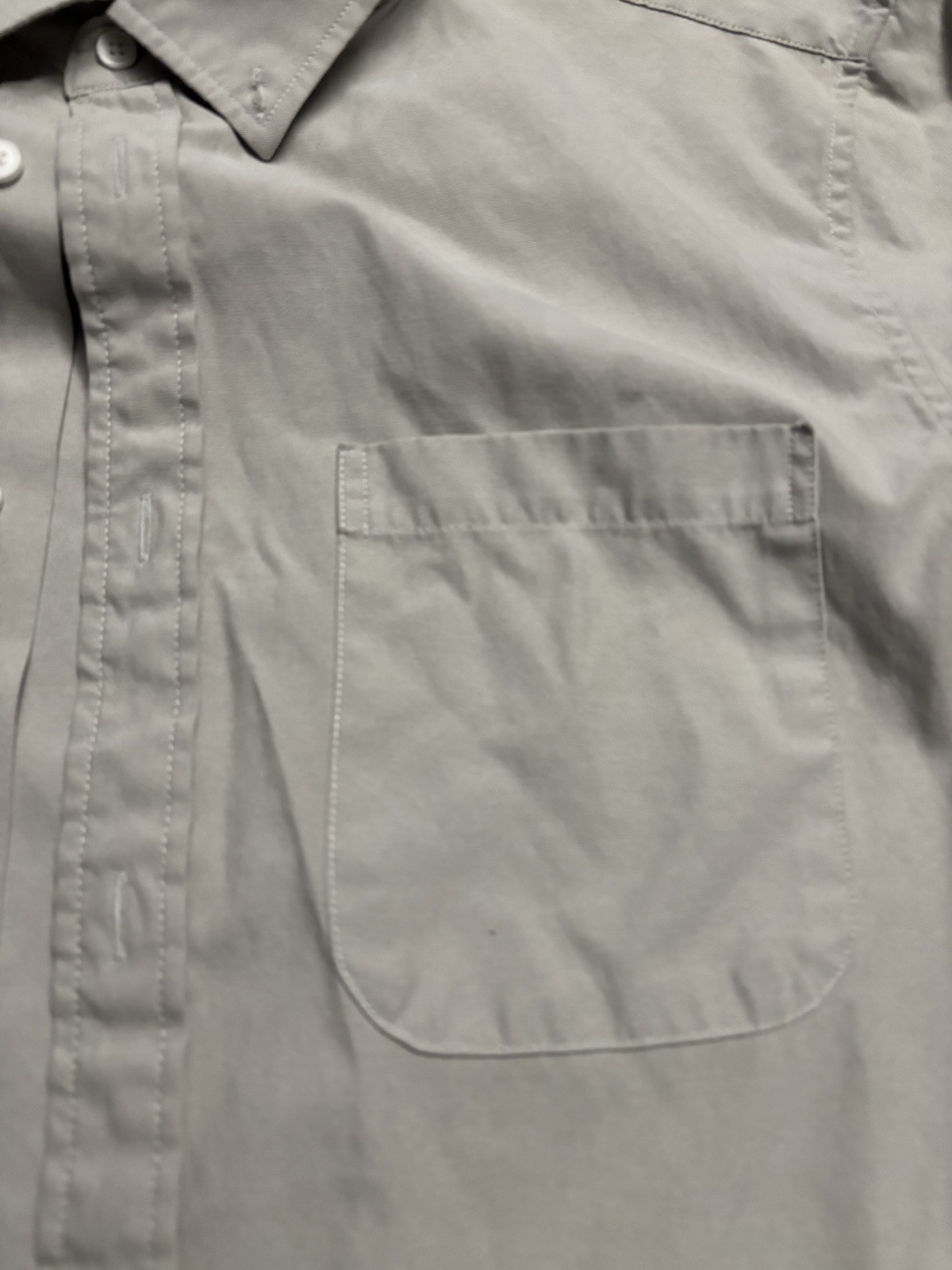 Oxford Designed In Italy Medium Light Gray Button Up