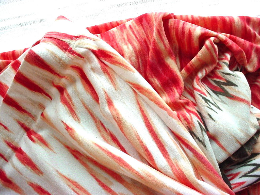 Chico’s Pull On Skirt Size 1 XXL Stretch S24825 Casual Travel Beach