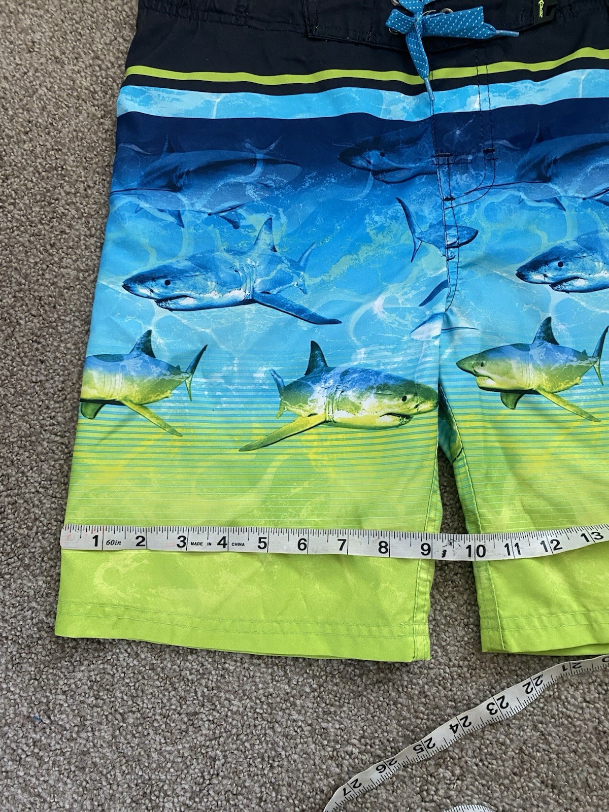 Boys Zero X Posur Swim Trunks Size 10/12