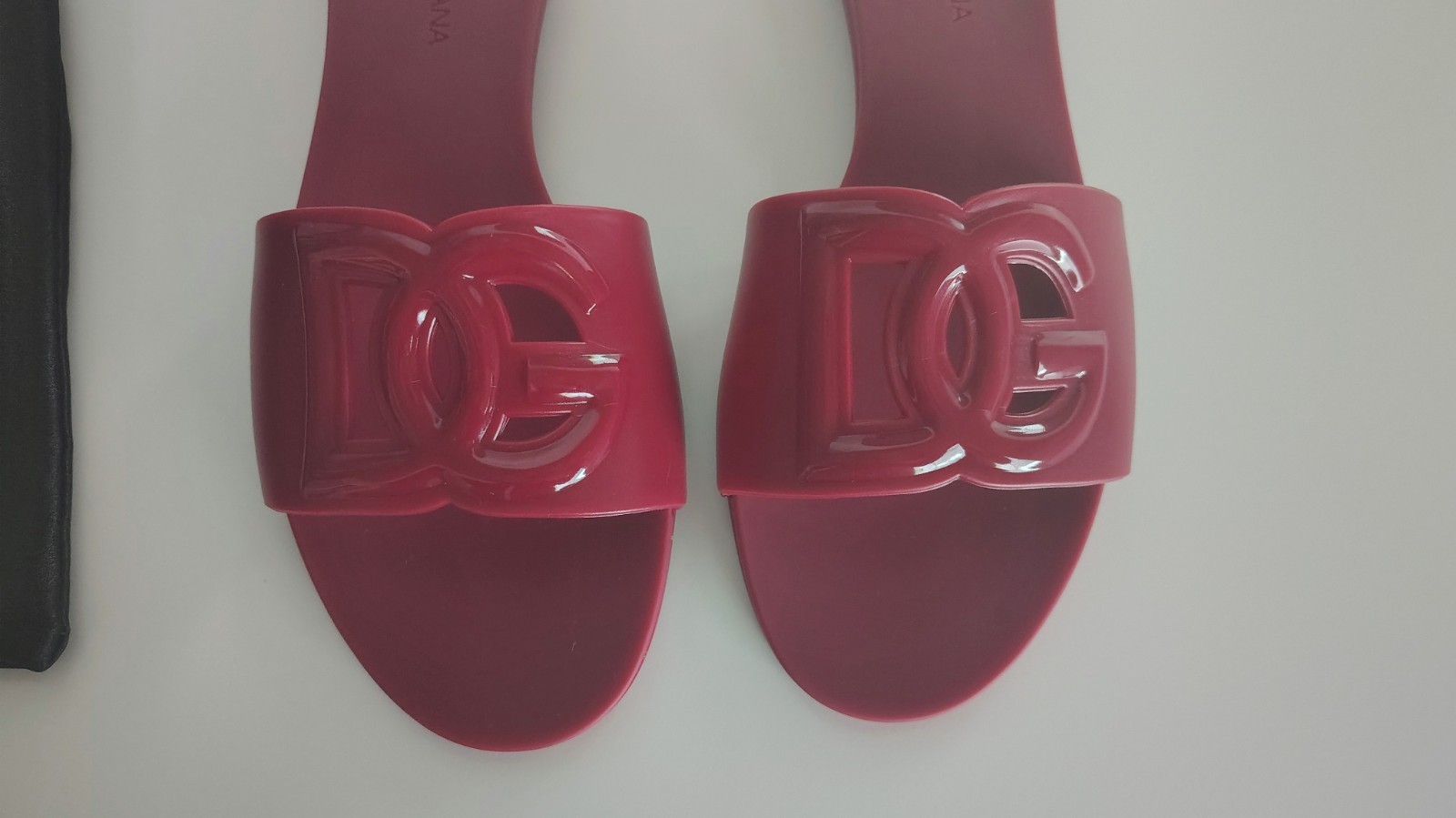 Pre-owned DOLCE&GABBANA Beach Rubber Slides Sandals Size 9 US