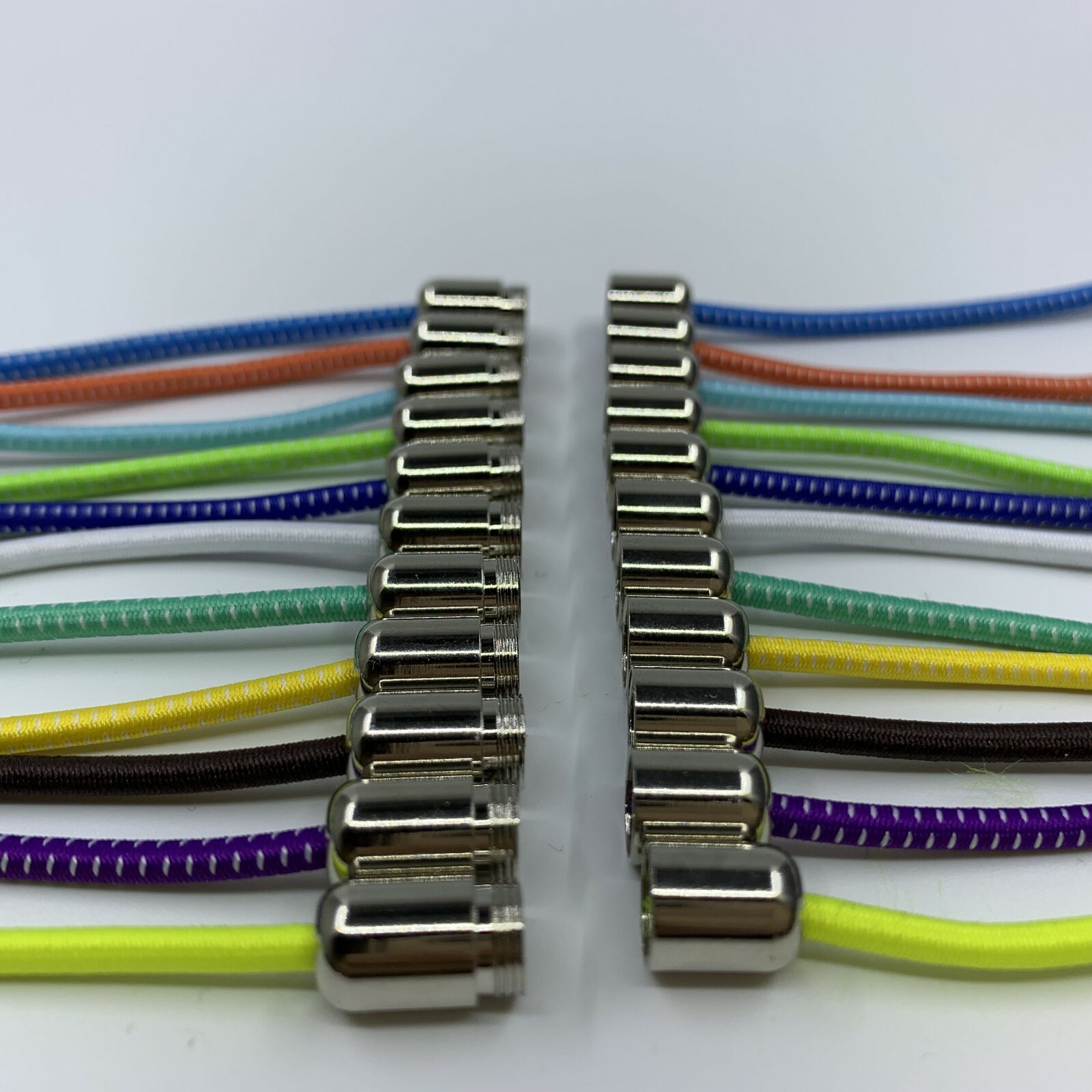 6 pair No Tie Elastic Lock Shoe Laces ShoeLaces Strings for Kids Adults Sneakers