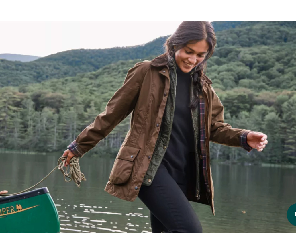 BARK ~ BARBOUR BEADNELL WAX COTTON JACKET MSRP $438 BRITISH ICONIC Style