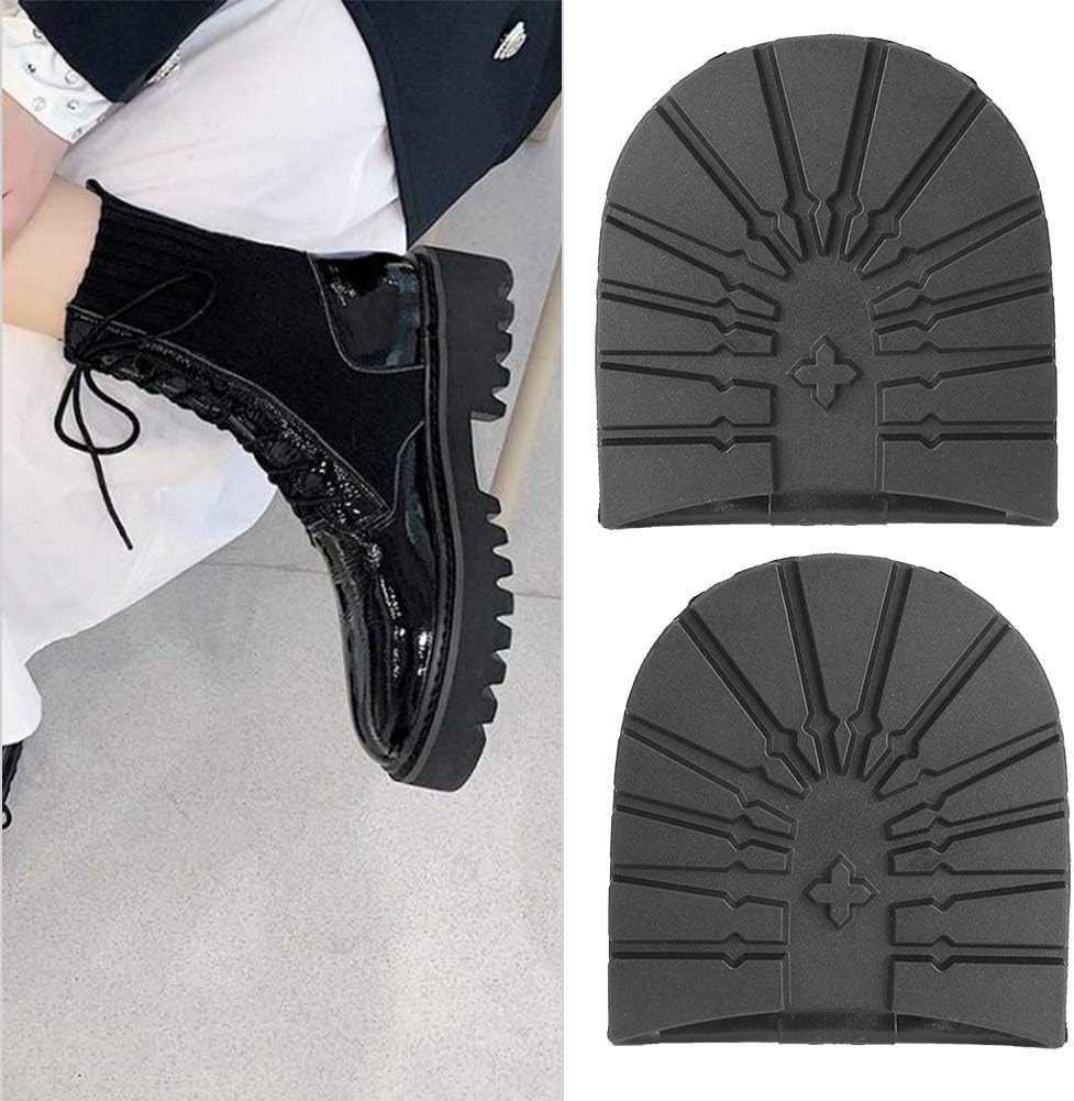 a Pair Boot Heel Replacement Pads, Non-Slip Shoe Sole Protector, R