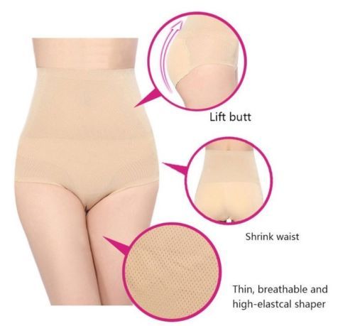 High Waist Padded Hips Seamless Panty Butt Lifter Enhancer Memory Foam Shapewear