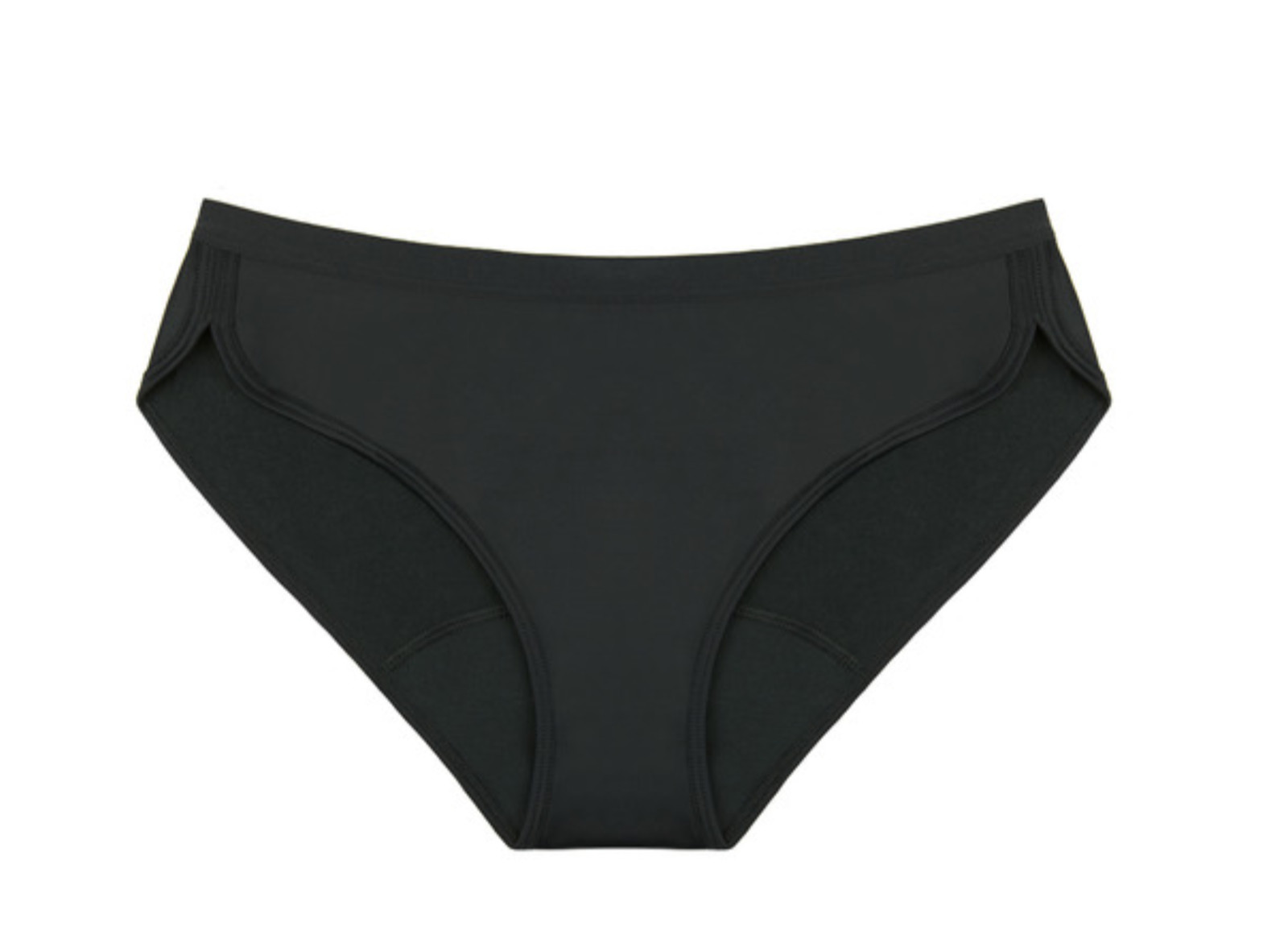 Thinx Period Proof Sport Brief Underwear, Moderate Absorbent – Black, 3XL