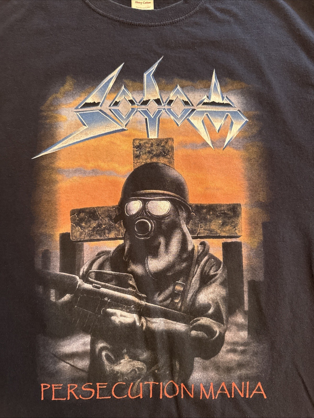 Official Vintage Sodom Persecution Mania M Medium Tee Shirt German Thrash