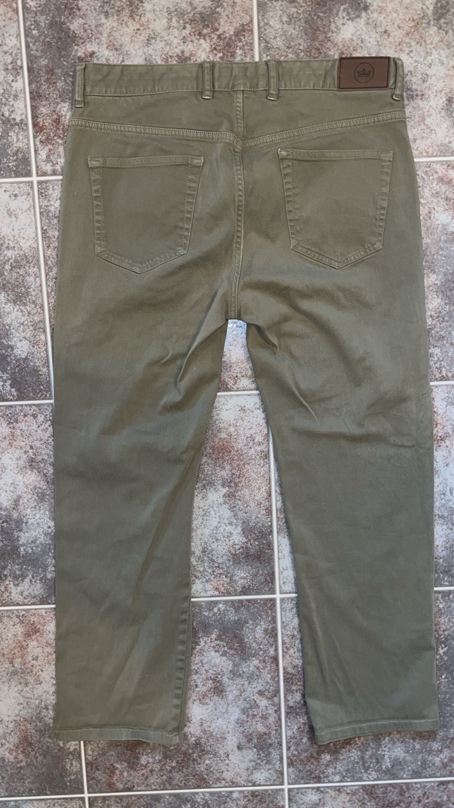 Peter Millar Men’s Olive Green Stretch 5 Pocket Pants Size 33 Golf Casual