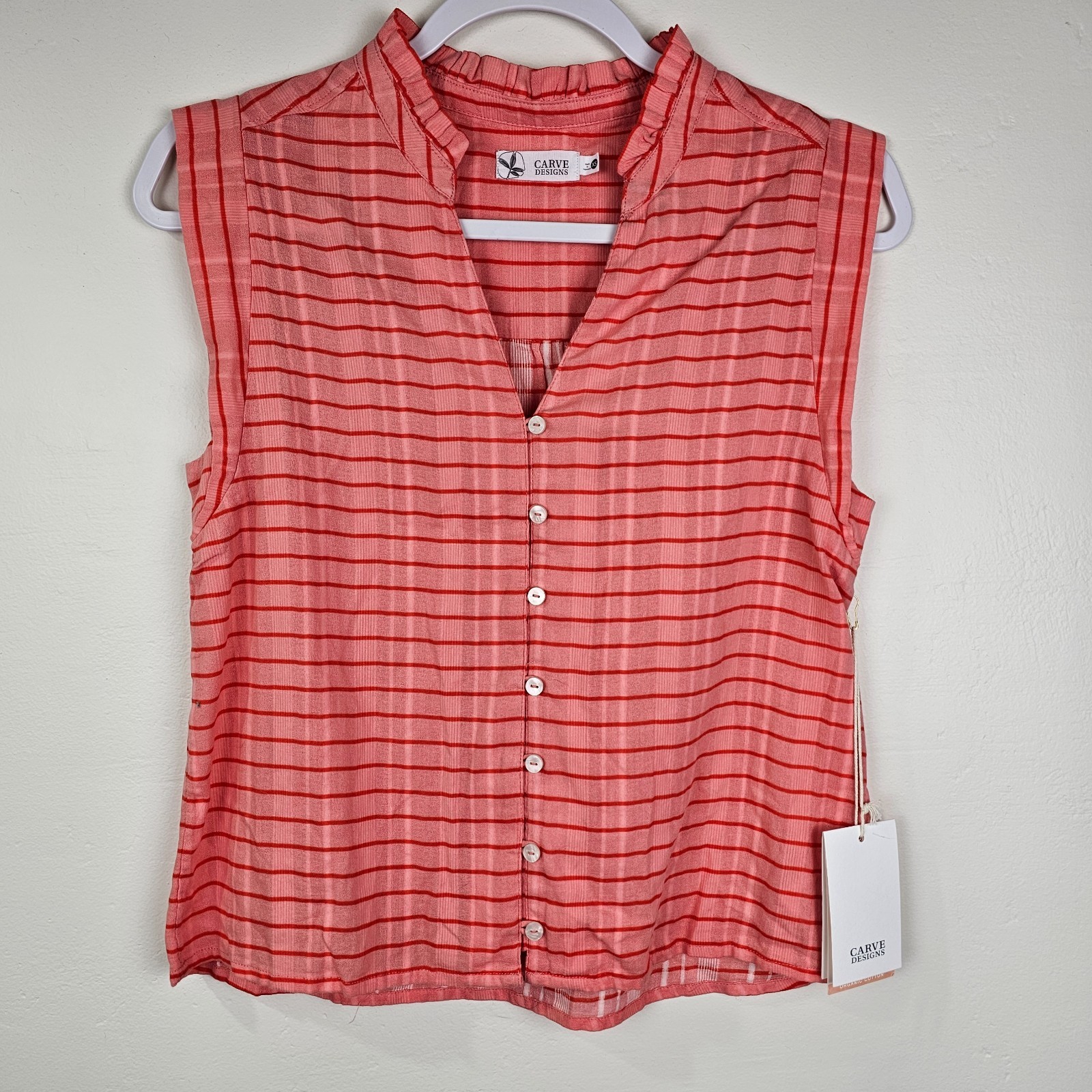 Carve Designs Women’s Top 100% Organic Cotton Size XS