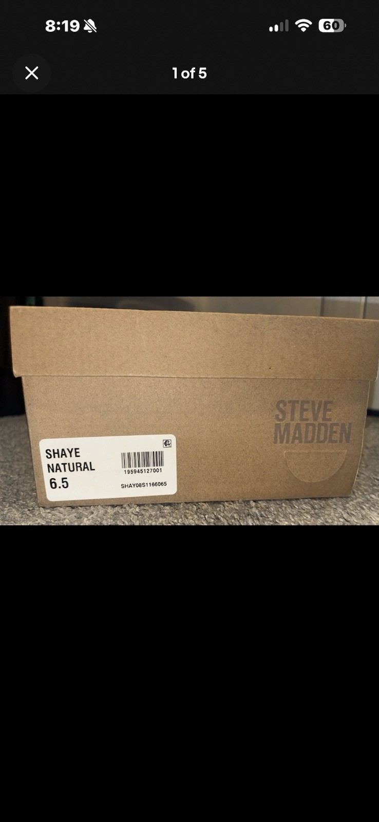 Steve Madden Shaye Natural 6.5