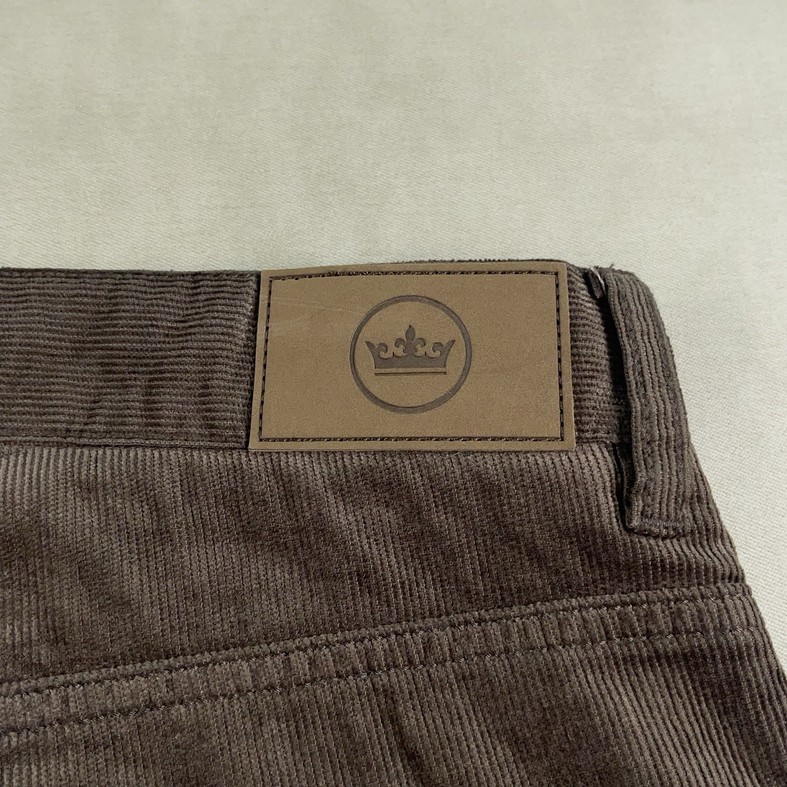 Peter Millar Superior Soft Corduroy Five Pocket Pants Men’s 35×34 Casual Brown
