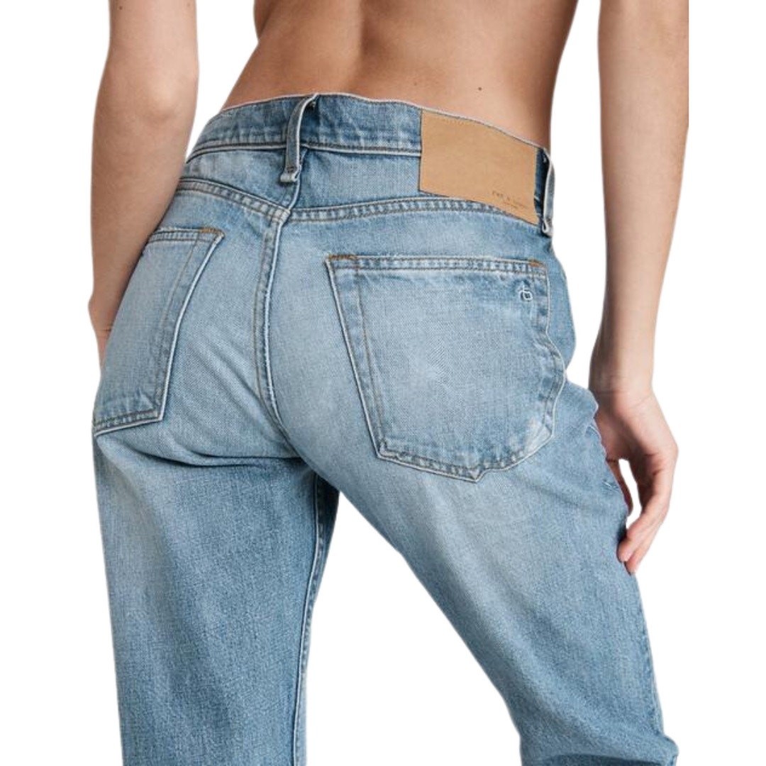 Rag & Bone | Rosa Mid-Rise Boyfriend in Jones | Size 23