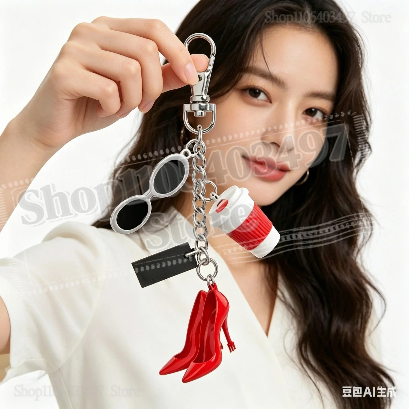 The Devil Wears Prada 2 Bag Charm, Red Heels, Coffee Cup, Sunglasses