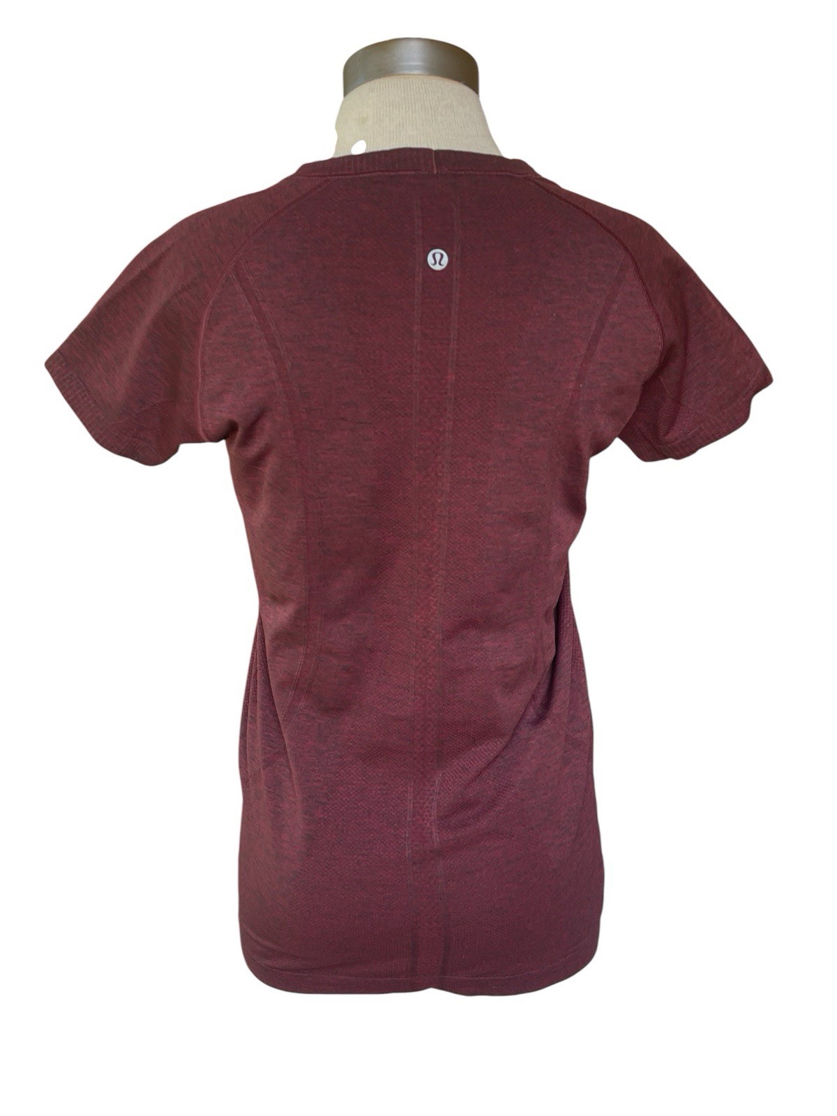 LULULEMON Swiftly Tech 2.0 Womens 10 Deep Rouge Short Sleeve Athletic Shirt EUC