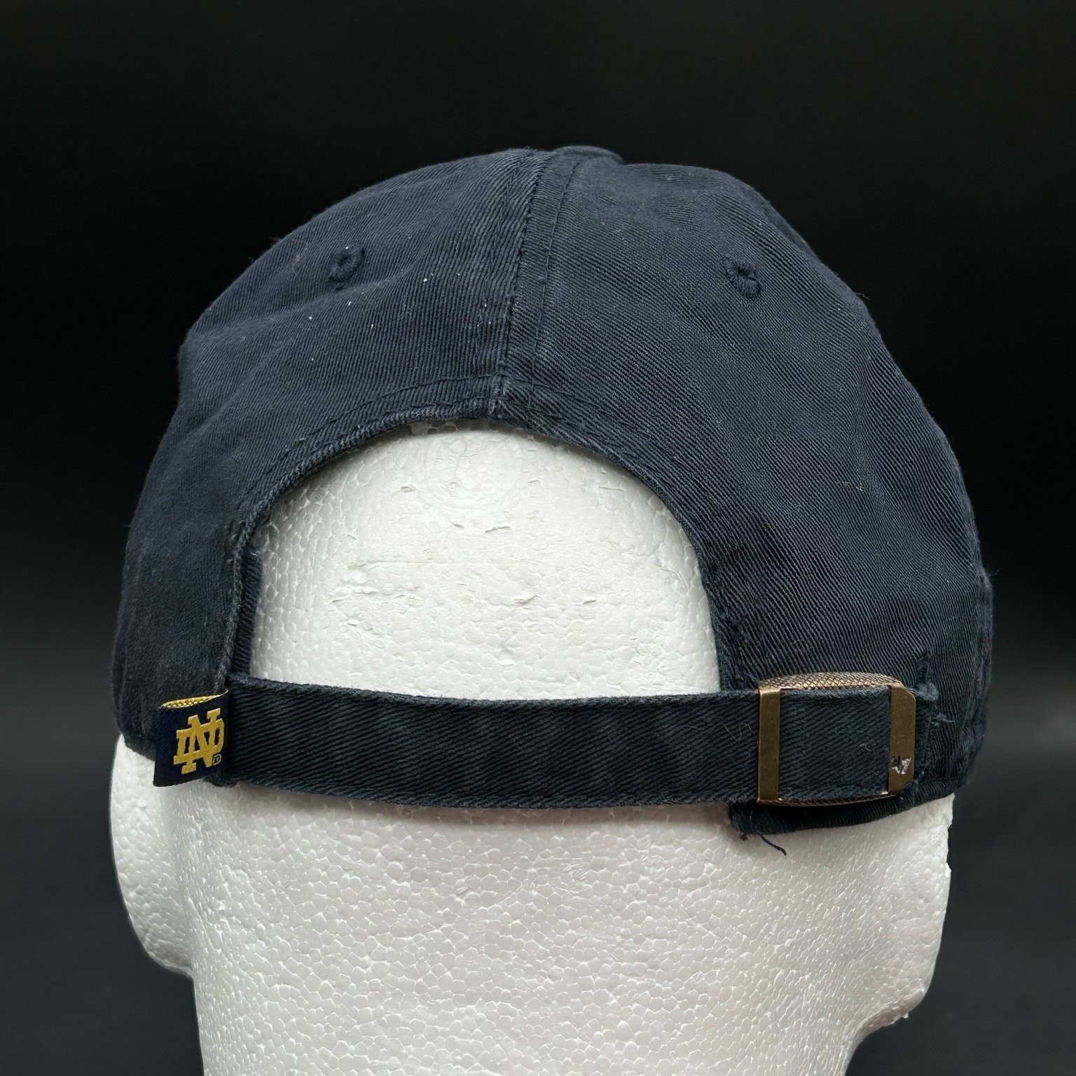 Notre Dame Hat 47 Brand Clean Up Men’s OSFA Navy Yellow Logo