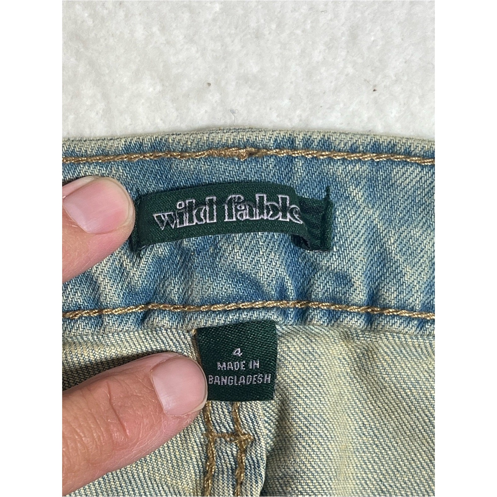 wild fable Light Blue Denim Jeans with Green Brand Tag