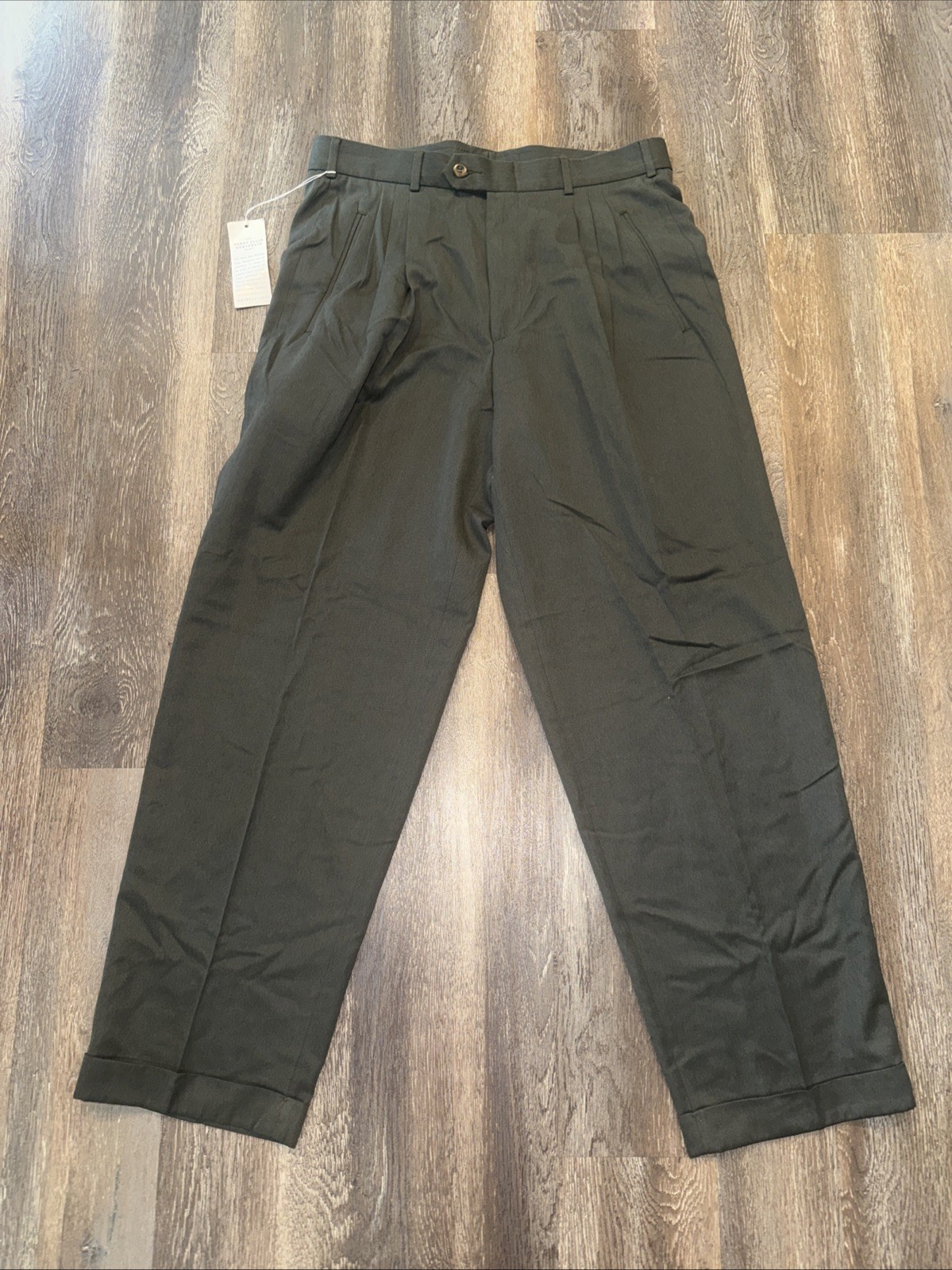 Perry Ellis portfolio Pants Men’s Size 32×30 Green NWT