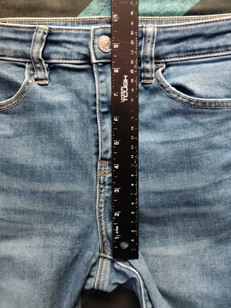 American Eagle Hi Rise Jegging Jeans Womens Size 4 Short Blue Next Level Stretch