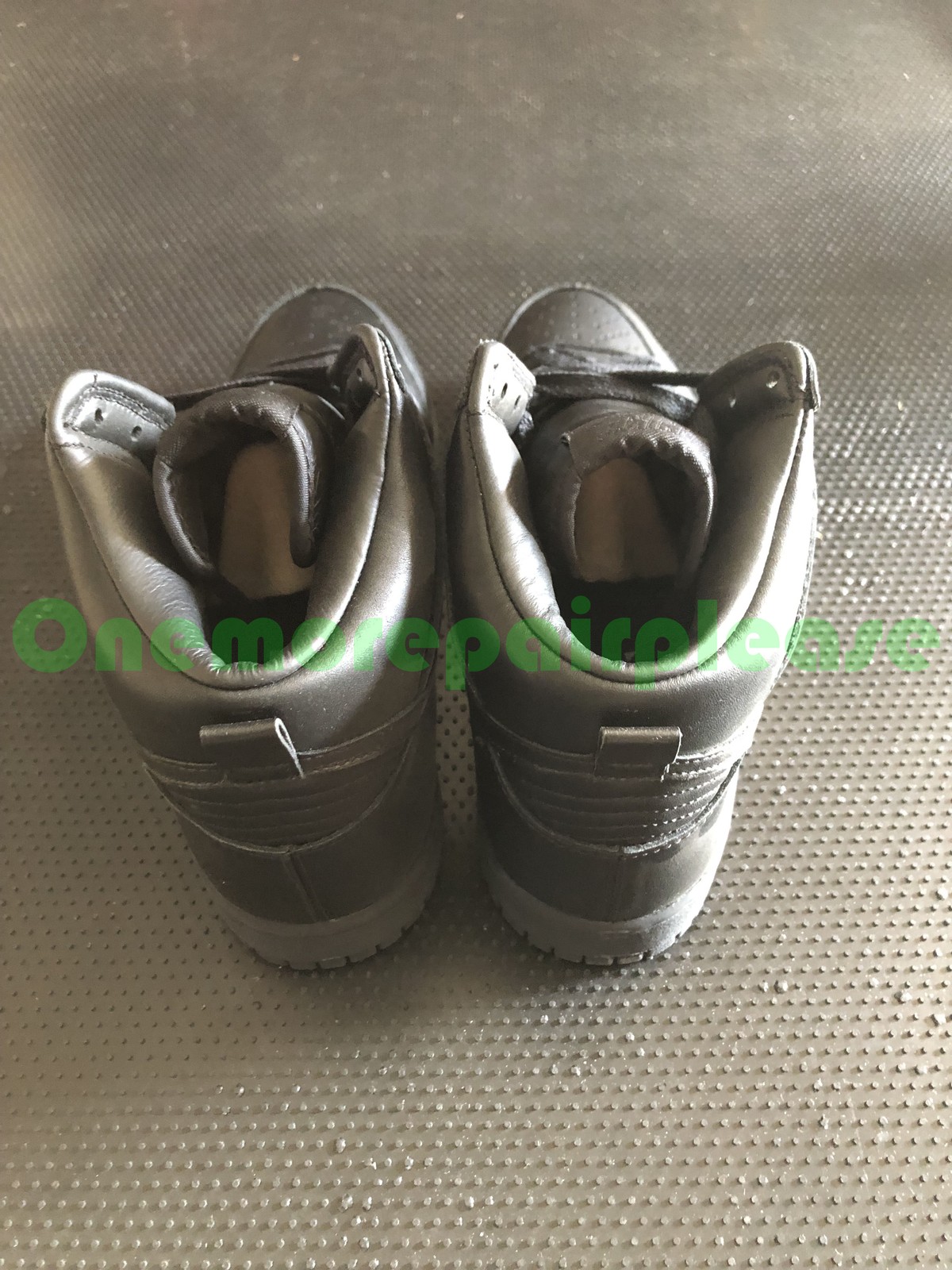 Nike Dunk High BZ 434245-001 Black Black-Black Size 8