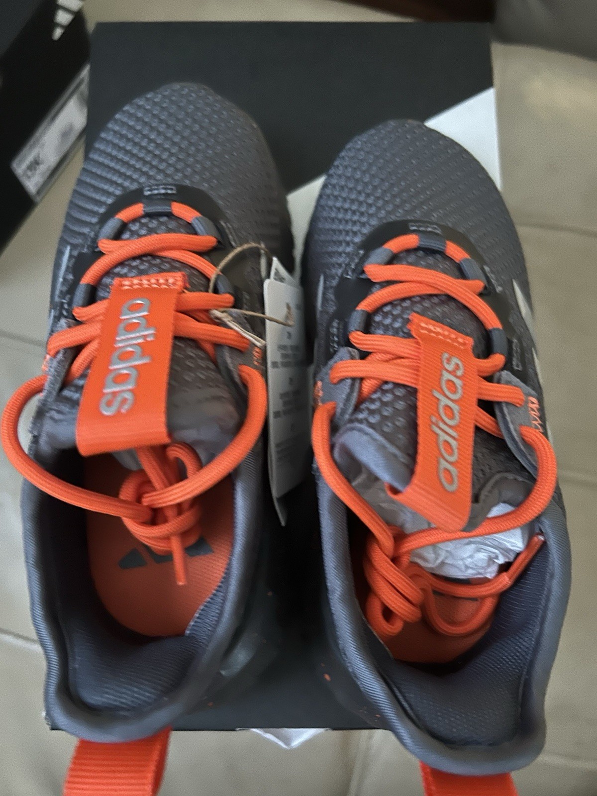 Boys Adidas Kaptir 4.0 Shoes, Size 11k, New In Box