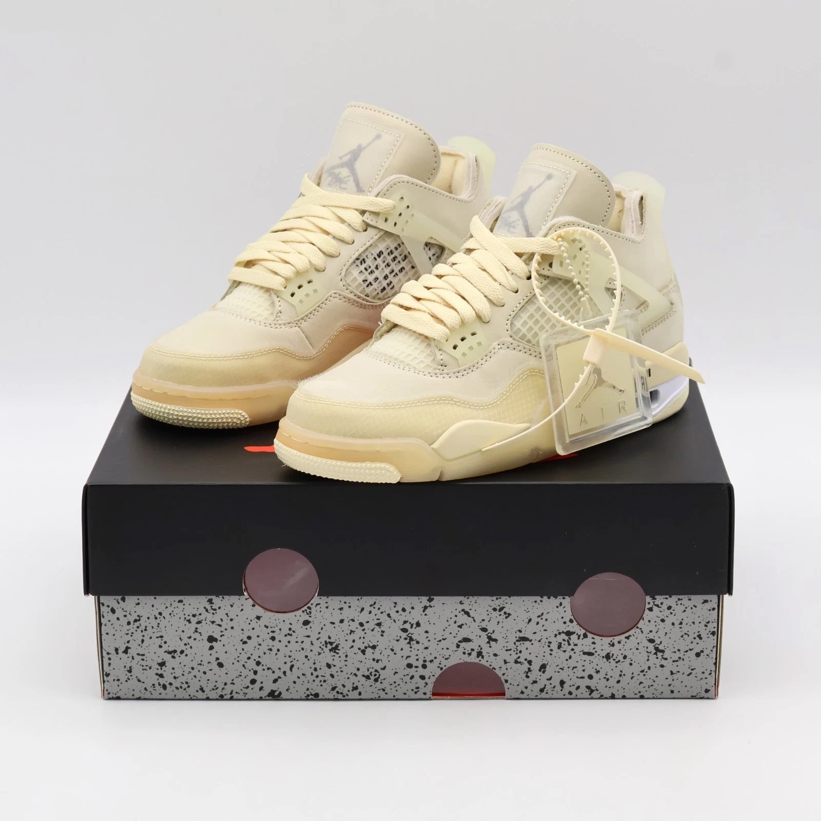 Air Jordan 4 Sail Men’s Basketball Sneakers Cream Beige Shoes New