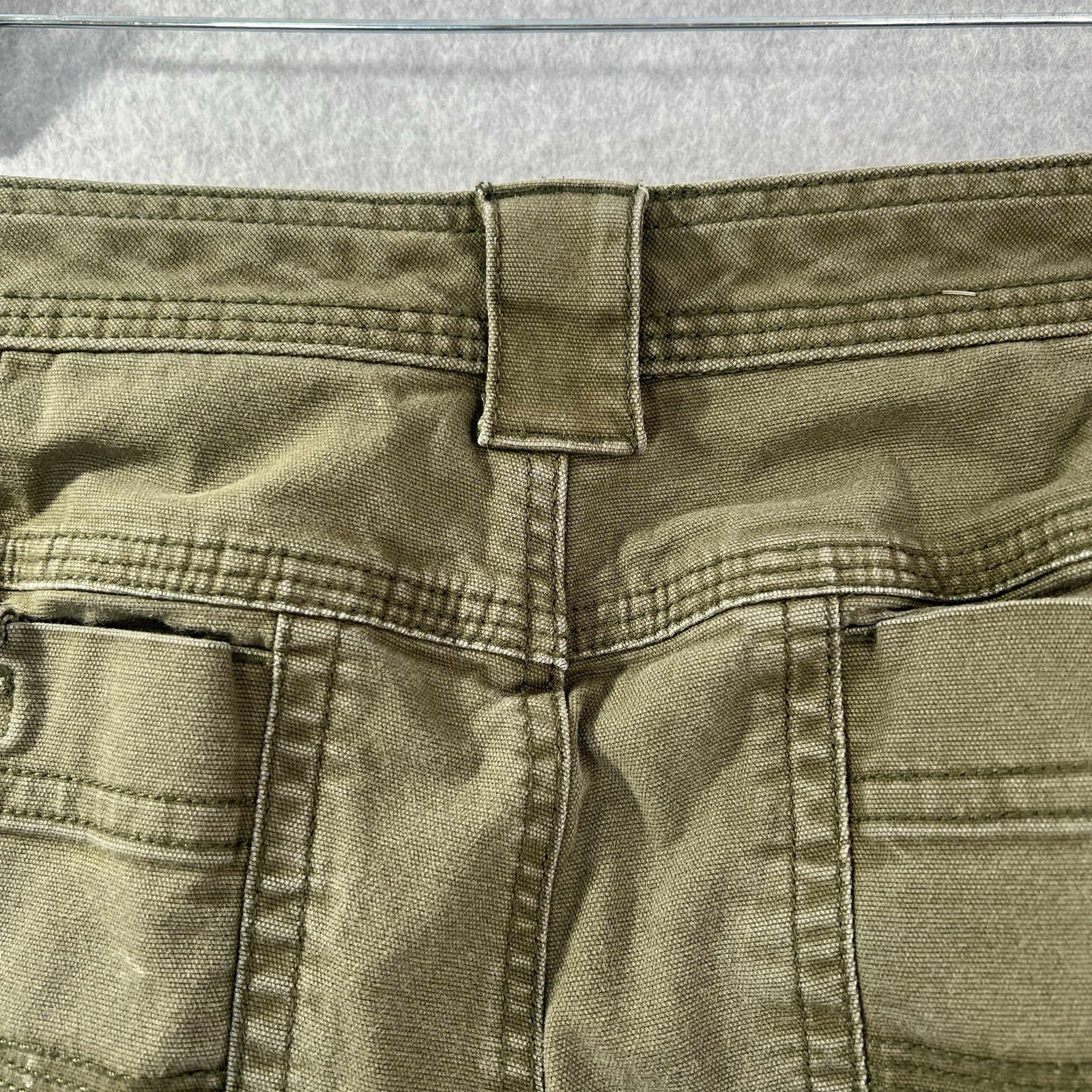 Legendary Outfitters Pants Men 34×30 fits 34×28 Green Canvas Utility Workwear