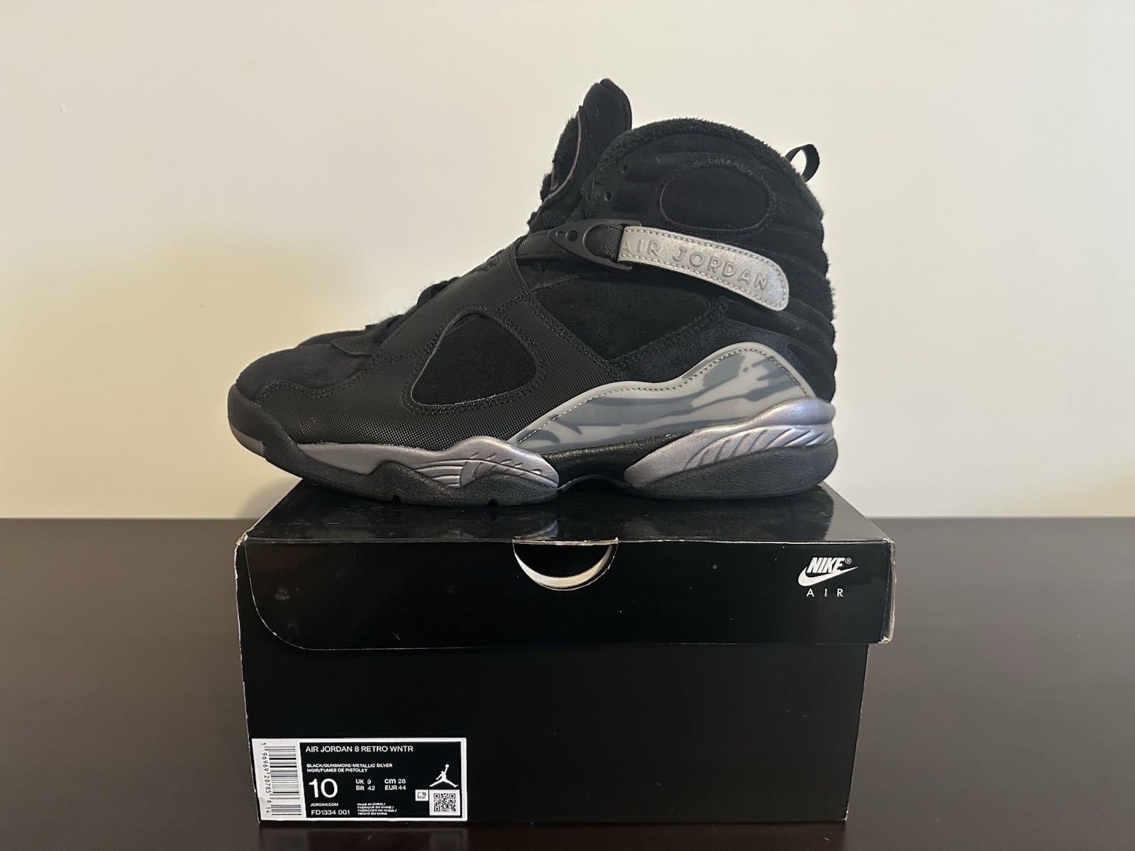 Size 10 – Air Jordan 8 Retro Winterized Gunsmoke (FD1334-001)
