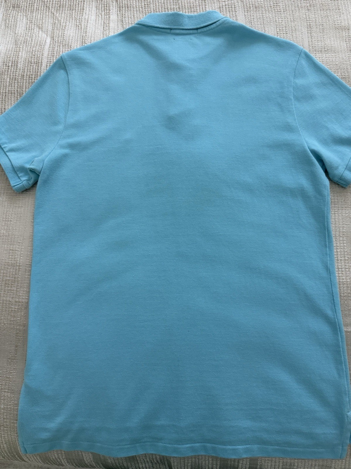 Ralph Lauren Men’s turquoise cotton polo. M Custom Slim Fit