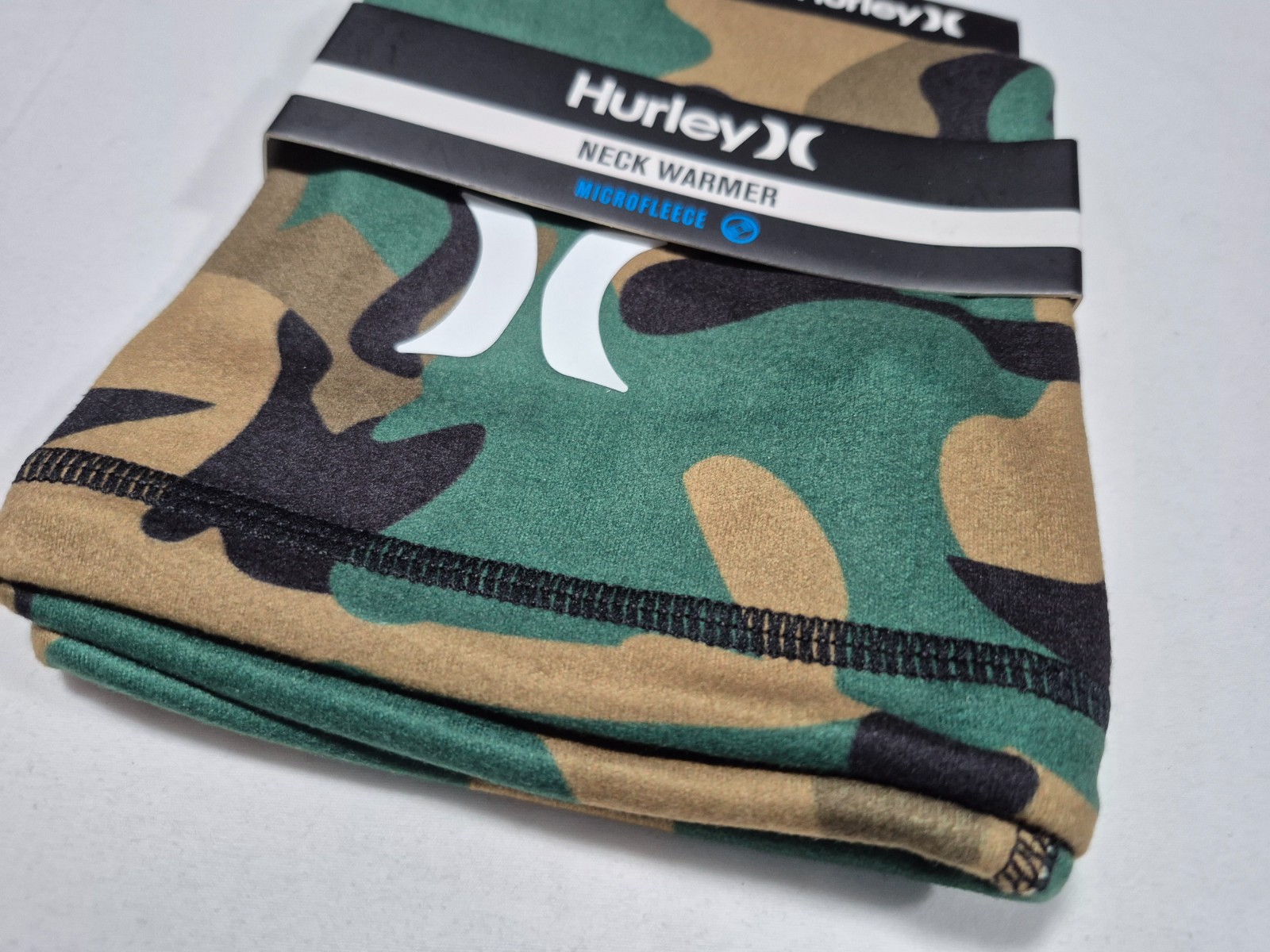 Hurley Multi-Functional Seamless Wear Gaiter Face Neck Warmer One Size Microflec