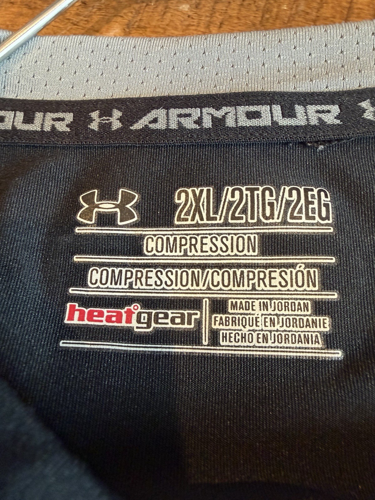 Under Armour – Heatgear 2XL Compression Gear – Lot Of 3 Shirts – Red, Blk & Blue