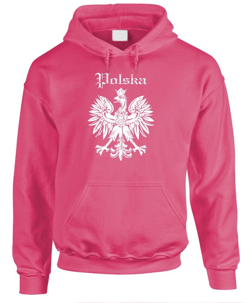 POLSKA EAGLE – Poland Polish Retro Hipster – Fleece Pullover Hoodie
