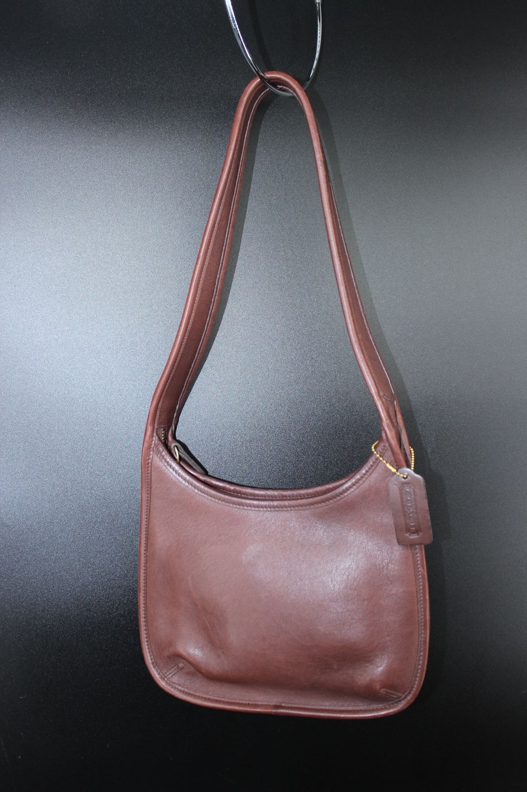 Vintage COACH 9020 Ergo Hobo Shoulder Bag Brown Leather Purse – Gently Used