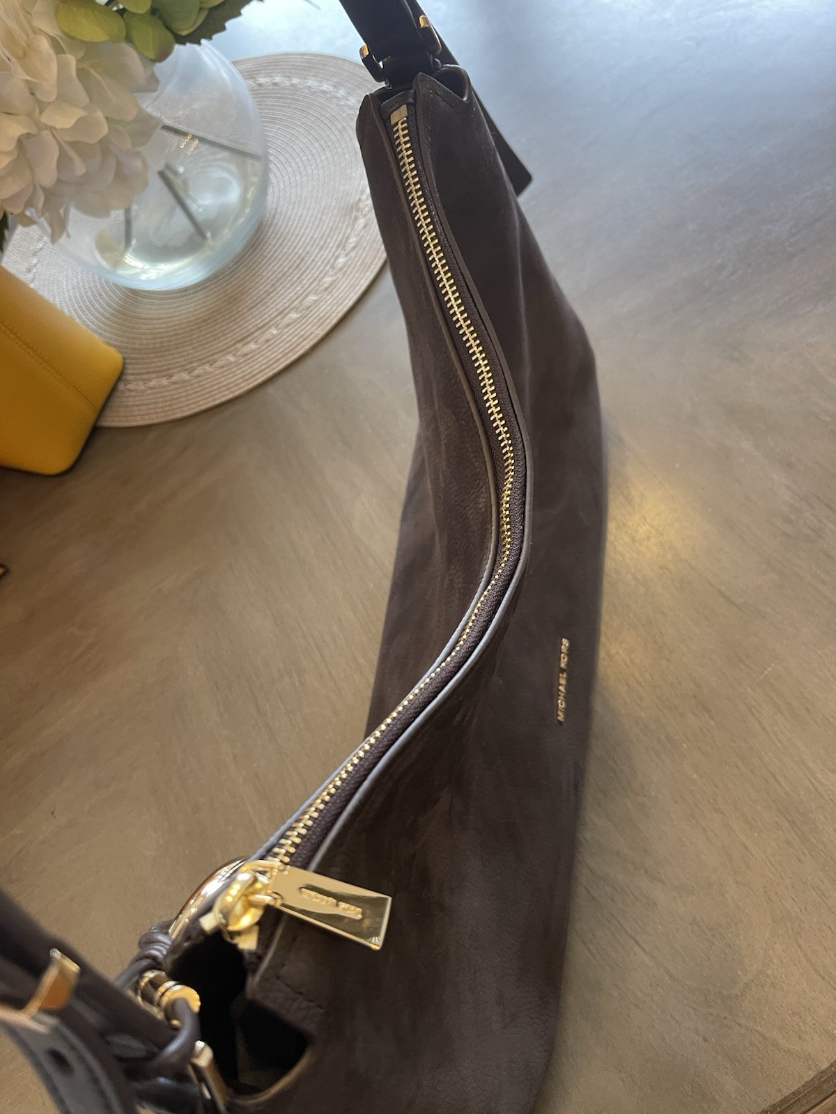 MICHAEL Michael Kors Michael Kors Nolita Medium Nubuck Convertible Shoulder Bag
