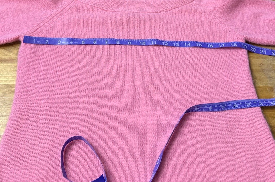 Vintage Pink Sweater Angora Wool 1990s Large