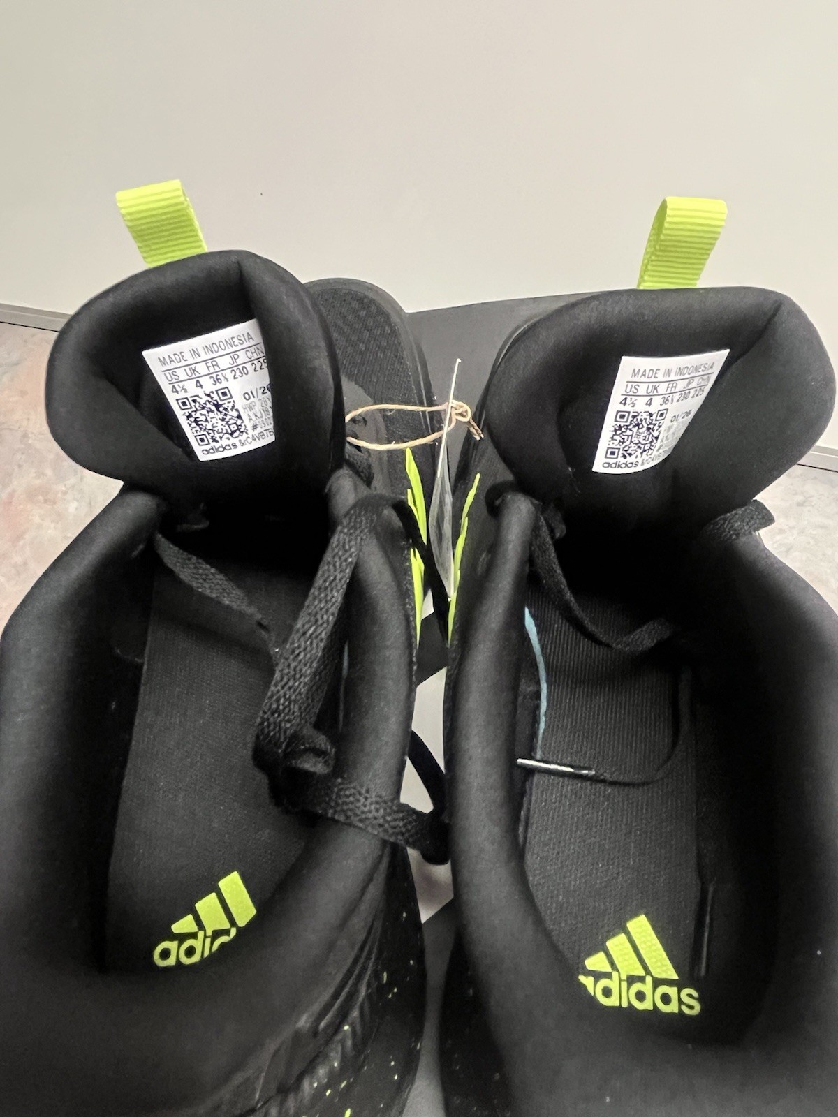 adidas X_PLRPATH KJ1817 Breathable Mesh Low Top Lace-Up Sneaker Black/Green