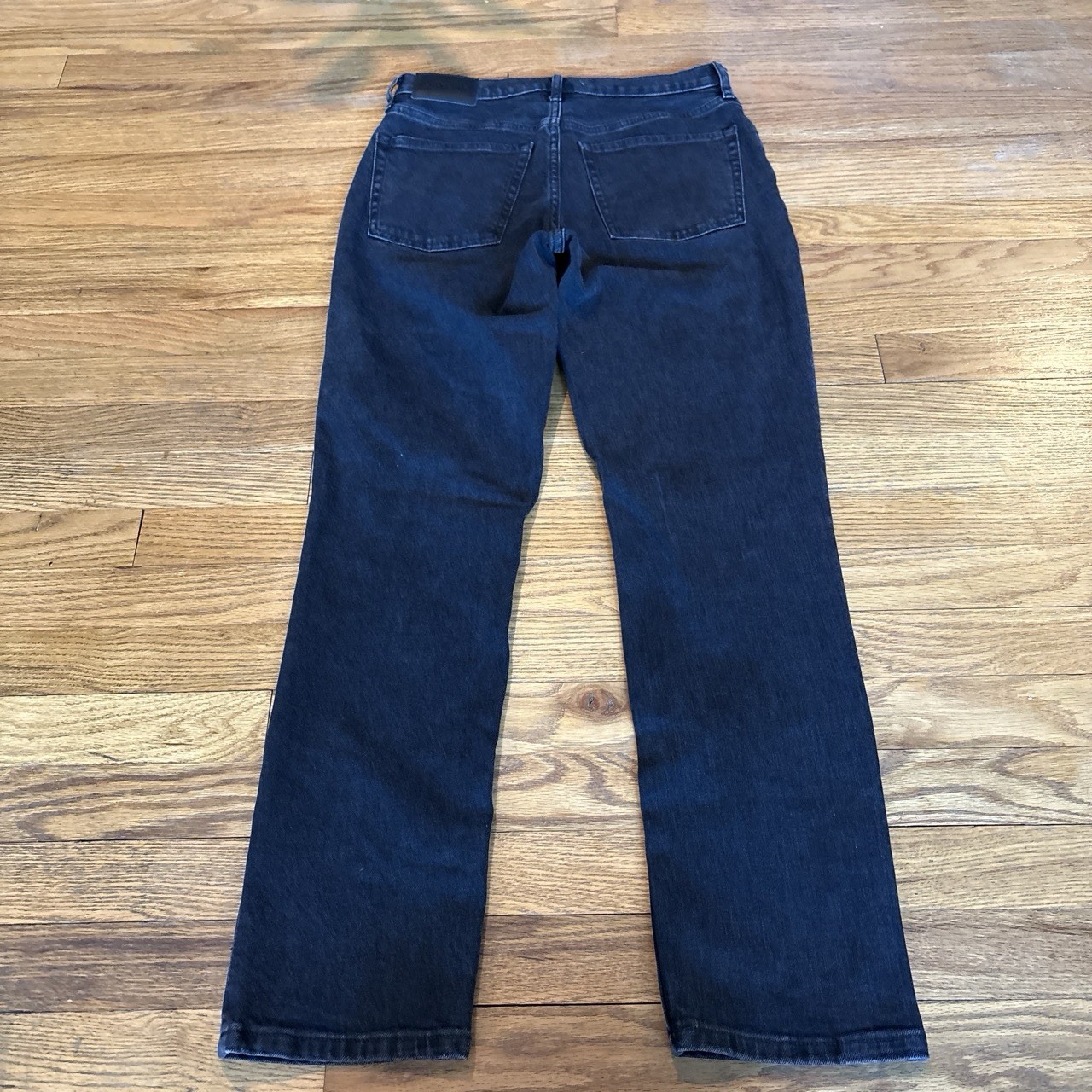 Everlane Black Women’s The Original Cheeky Straight Jeans 27R Stretch Denim