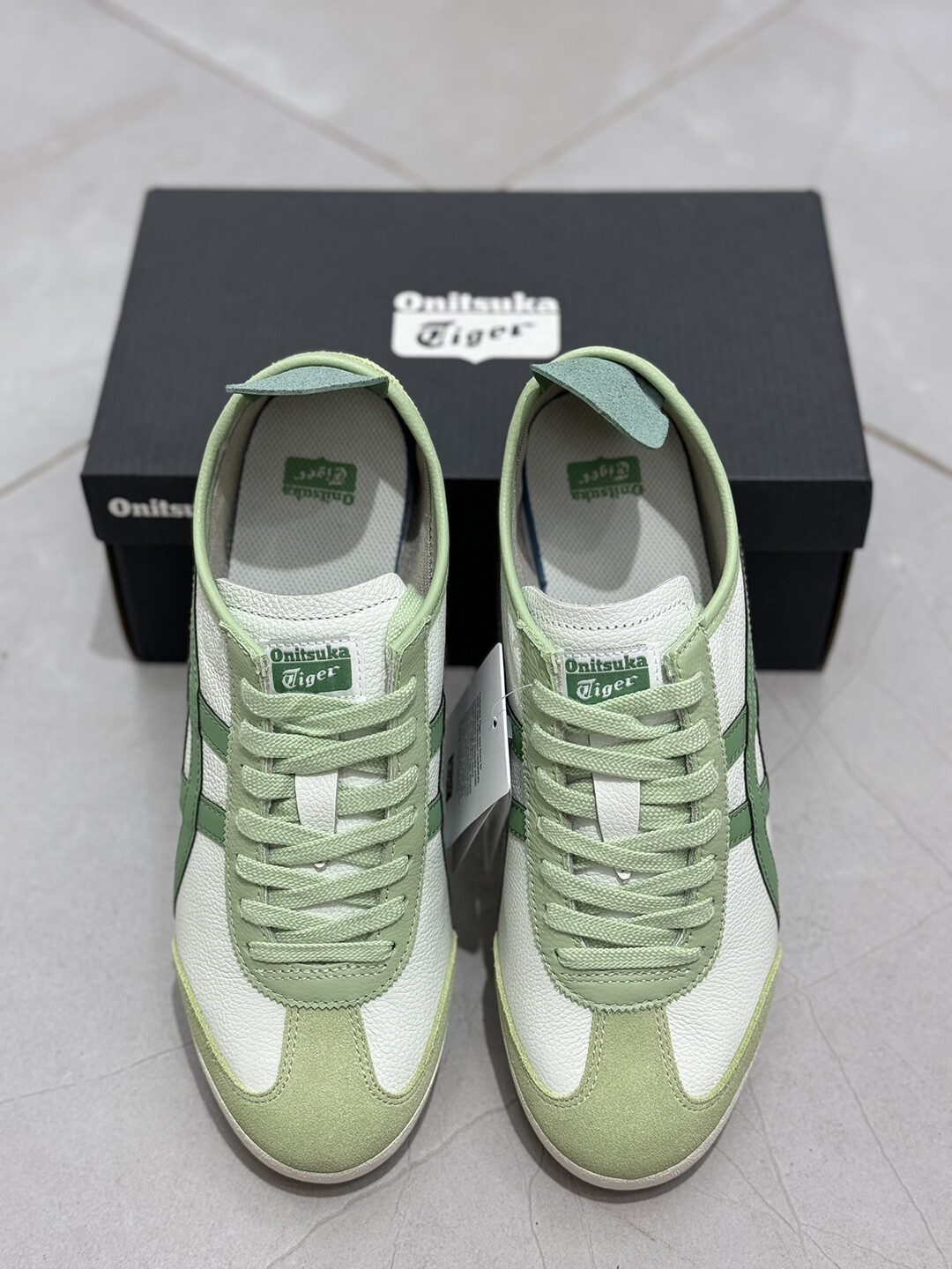 Onitsuka Tiger MEXICO 66 AIRY GREEN Shoes New With Box 1183A201-304
