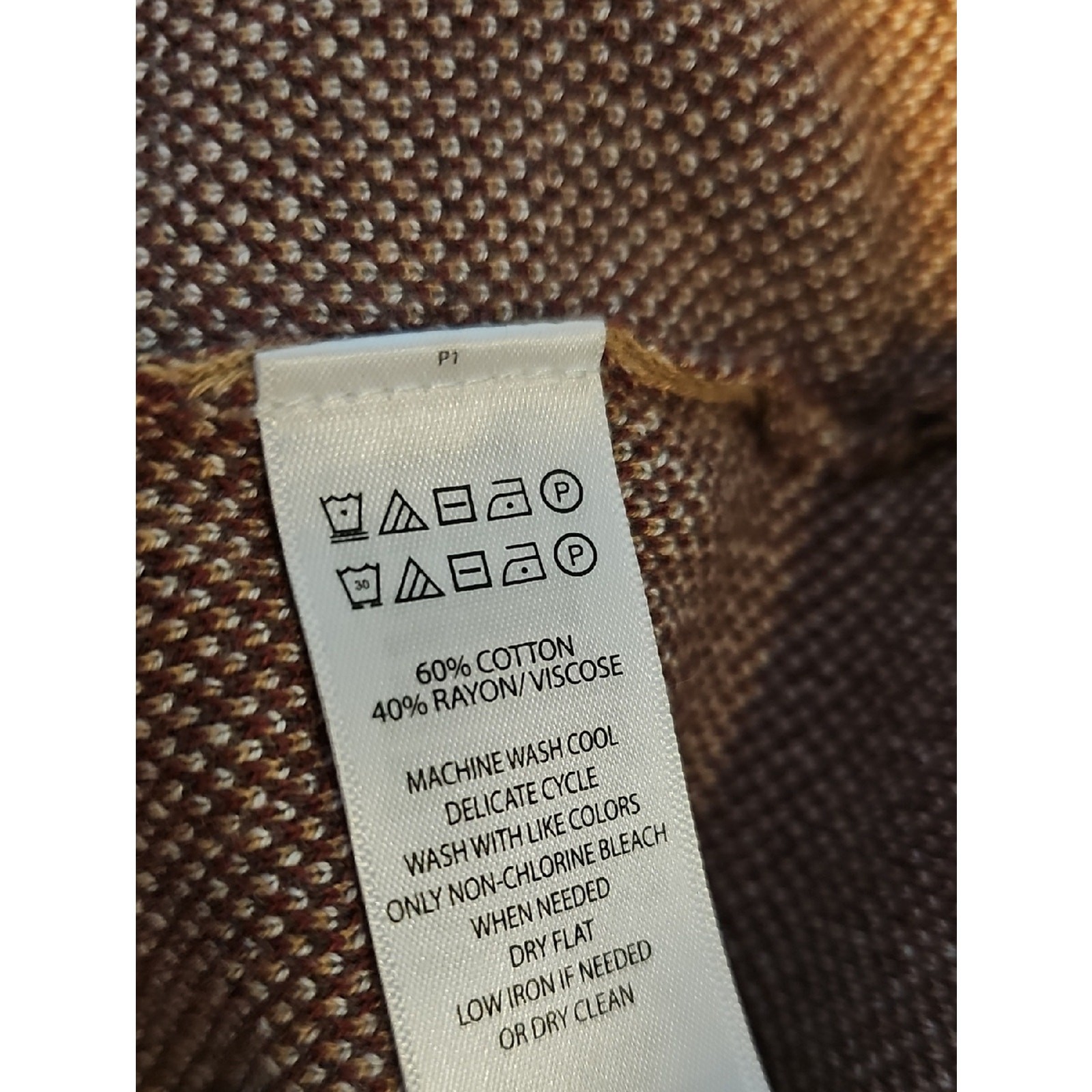 Rachel Zoe Size M Tan Plaid Sweater Dress Windowpane Knit