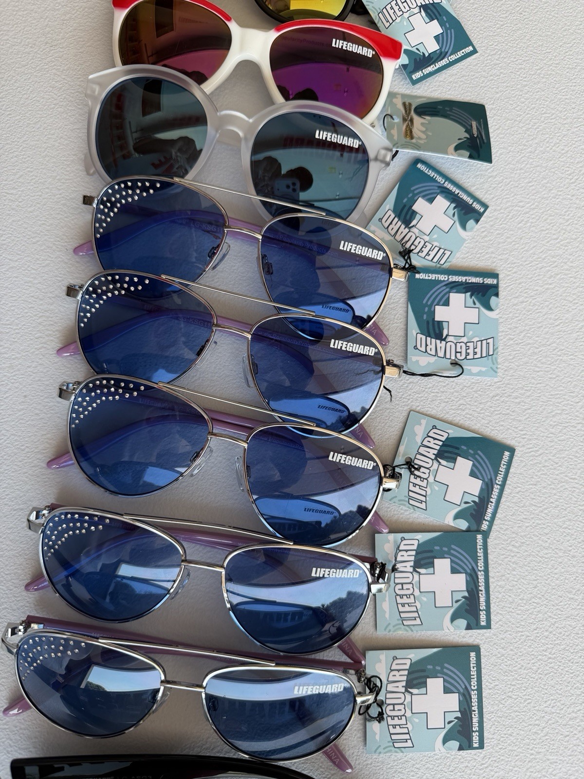 Lifeguard Polarized Sunglasses 14-Pair Lot Bundle – Assorted Styles & Colors