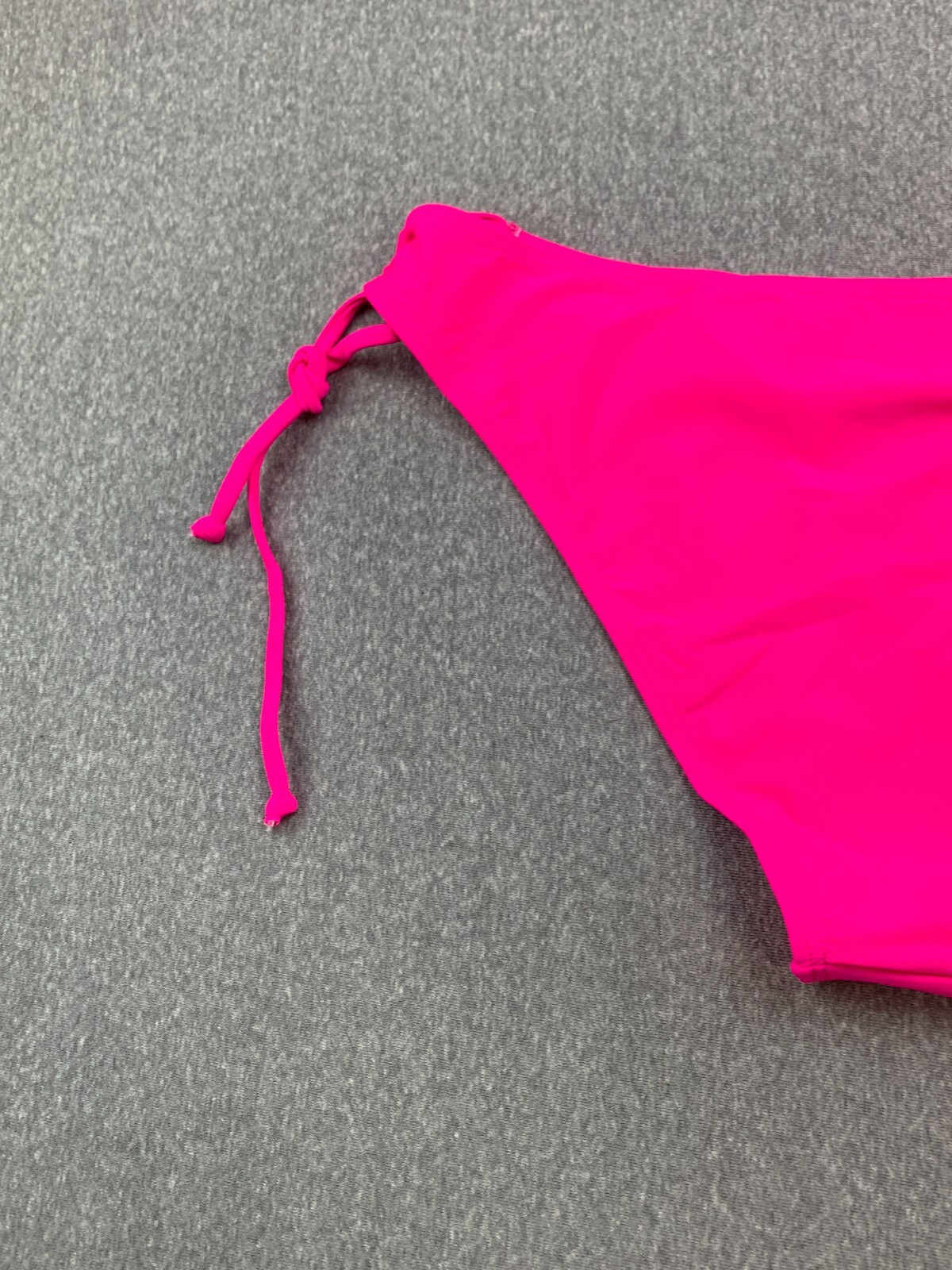 Zmart Lined String Bikini Tankini Swimsuit Bottom Womens size XL Bright Pink Tie