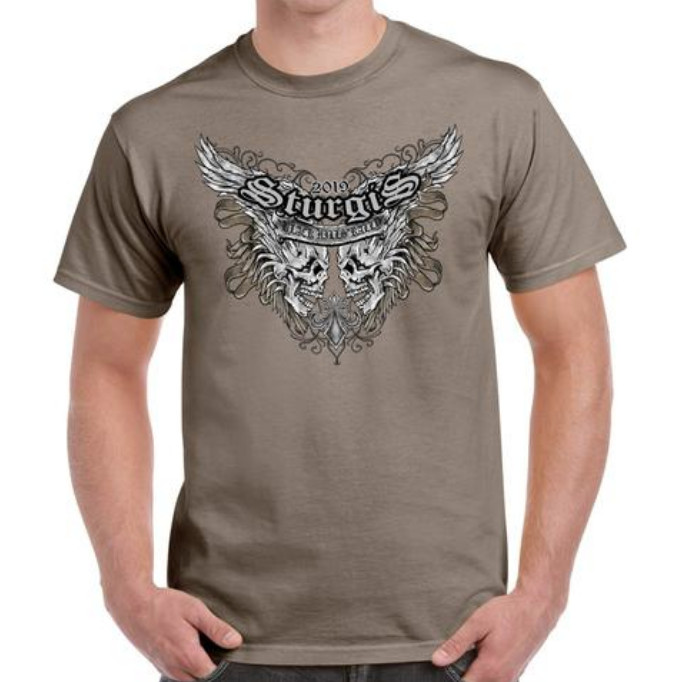 2019 Sturgis Black Hills Rally Afflicted Men’s Short Sleeves T-Shirt