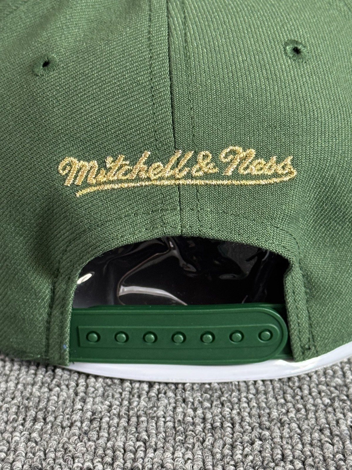 Mitchell & Ness Texas Rangers Snapback Olive Green All Star Cap Hat
