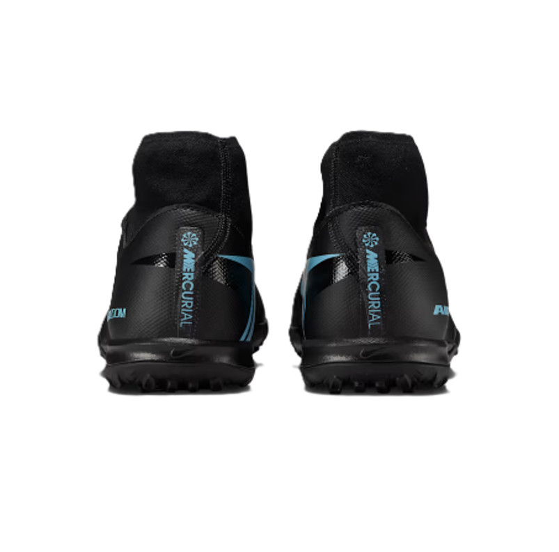 Nike Men’s Mercurial Superfly10 Academy TF High Soccer Black/Ice Blue FQ8331-001