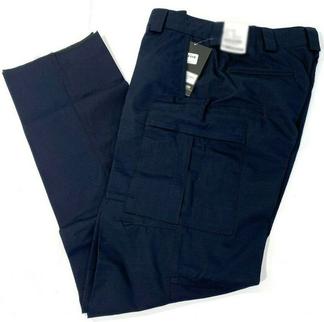 MENS 35×36 BLAUER 8835 TACTICAL OPERATIONAL SIDE POCKET PANTS DARK NAVY UNHEMMED