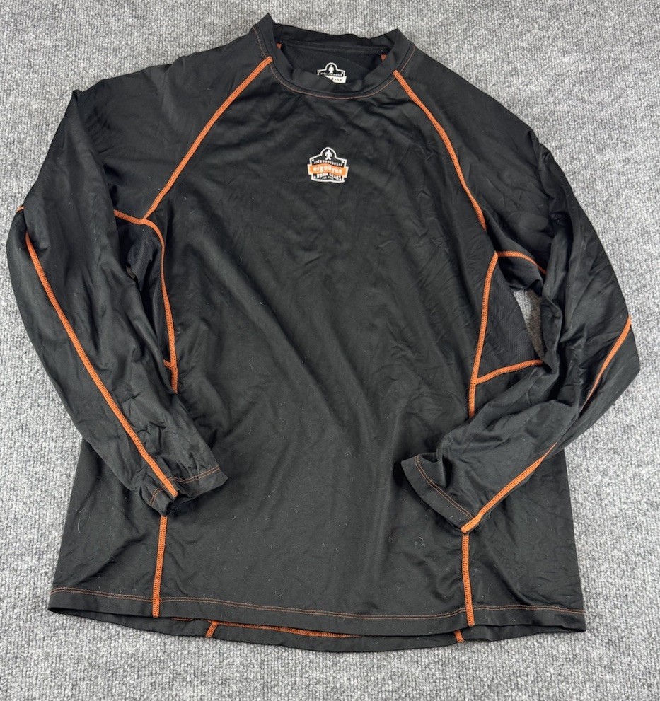 Ergodyne N-Ferno 6435 Thermal Long Sleeve Shirt Black XLarge XL Tenacious Work
