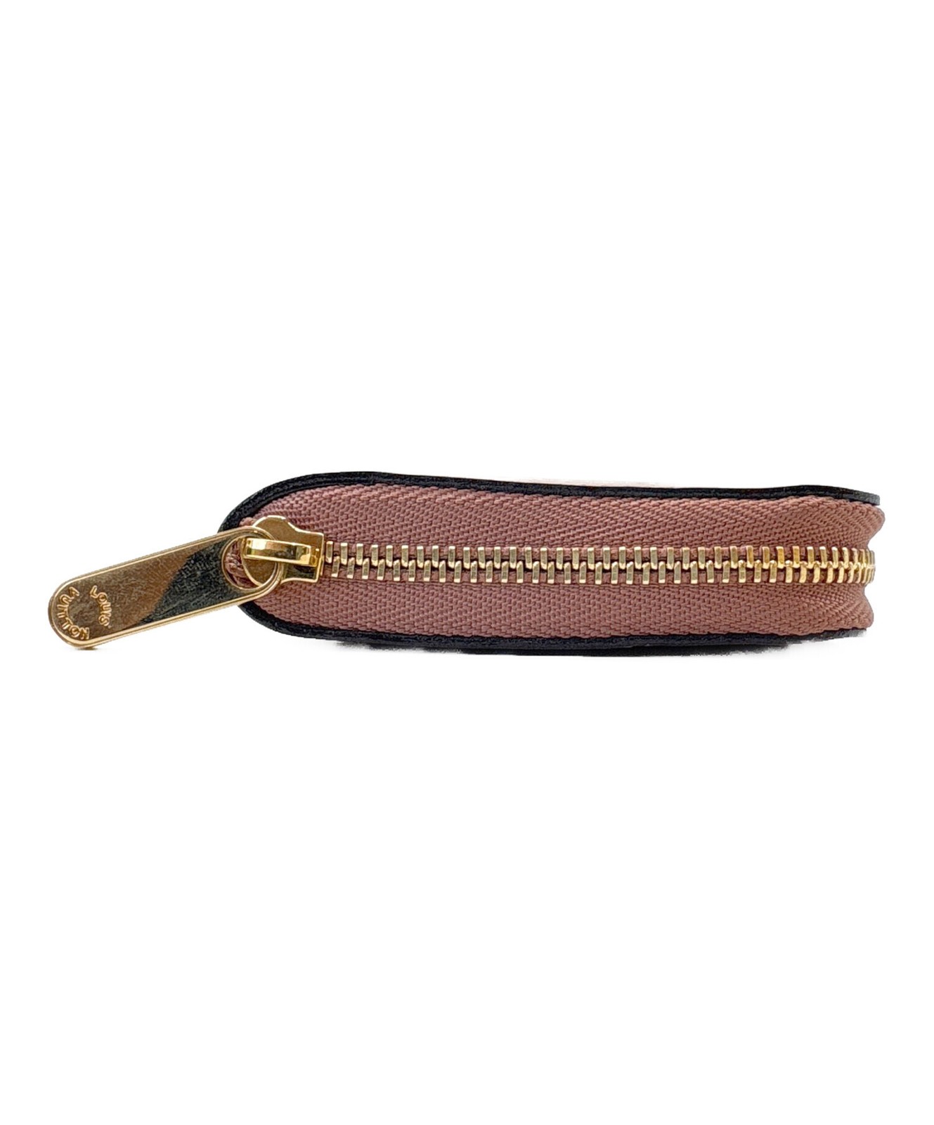 Louis Vuitton Vernis Beige Coin Case M91668 Monogram Zipper 4 Card Slots Auth